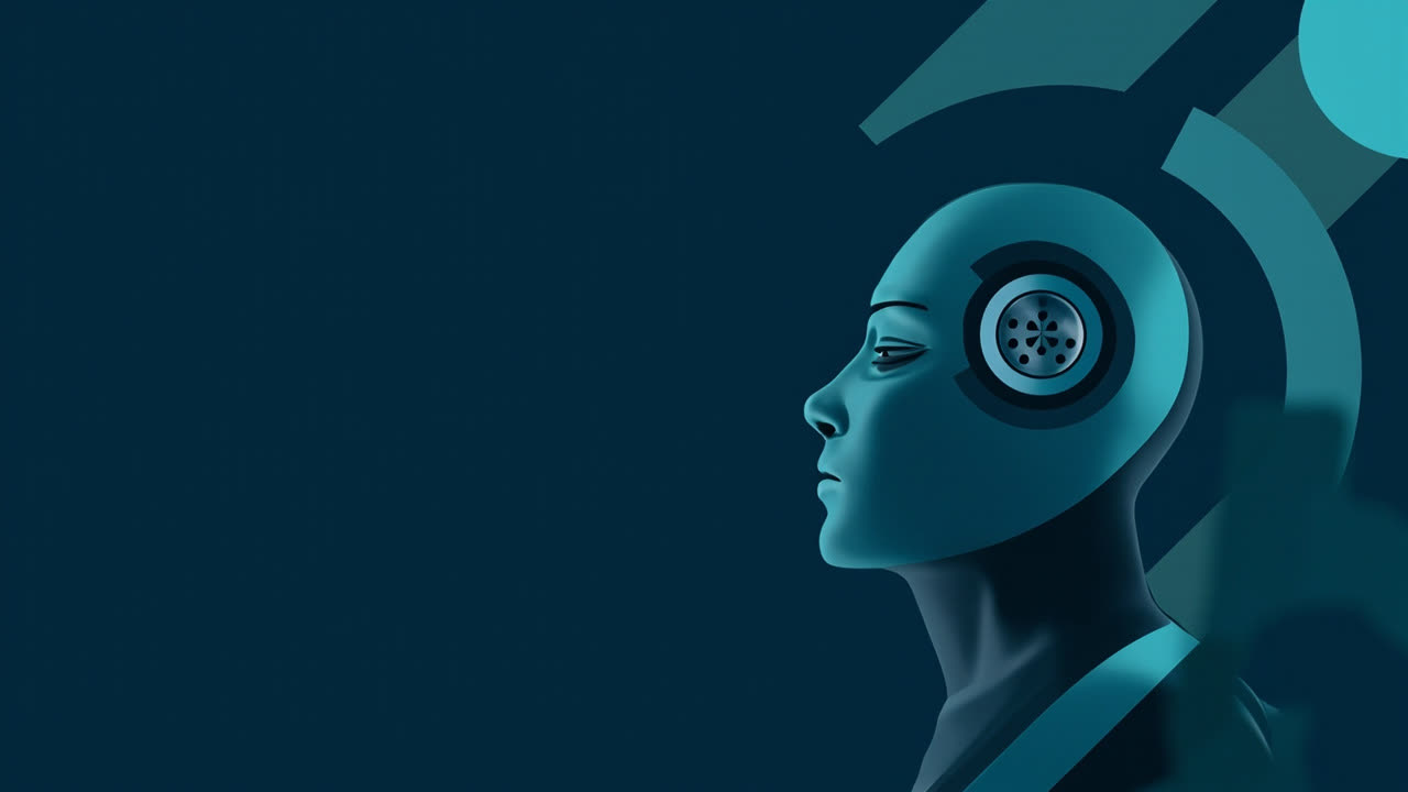 Abstract modern illustration of Birmingham healthcare and construction businesses using AI chatbots